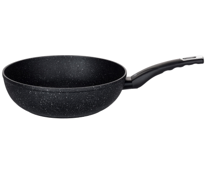 Patelnia i wok ELO Patelnia aluminiowa typu WOK GRANIT EVOLUTION 28cm -czarna (11061258)